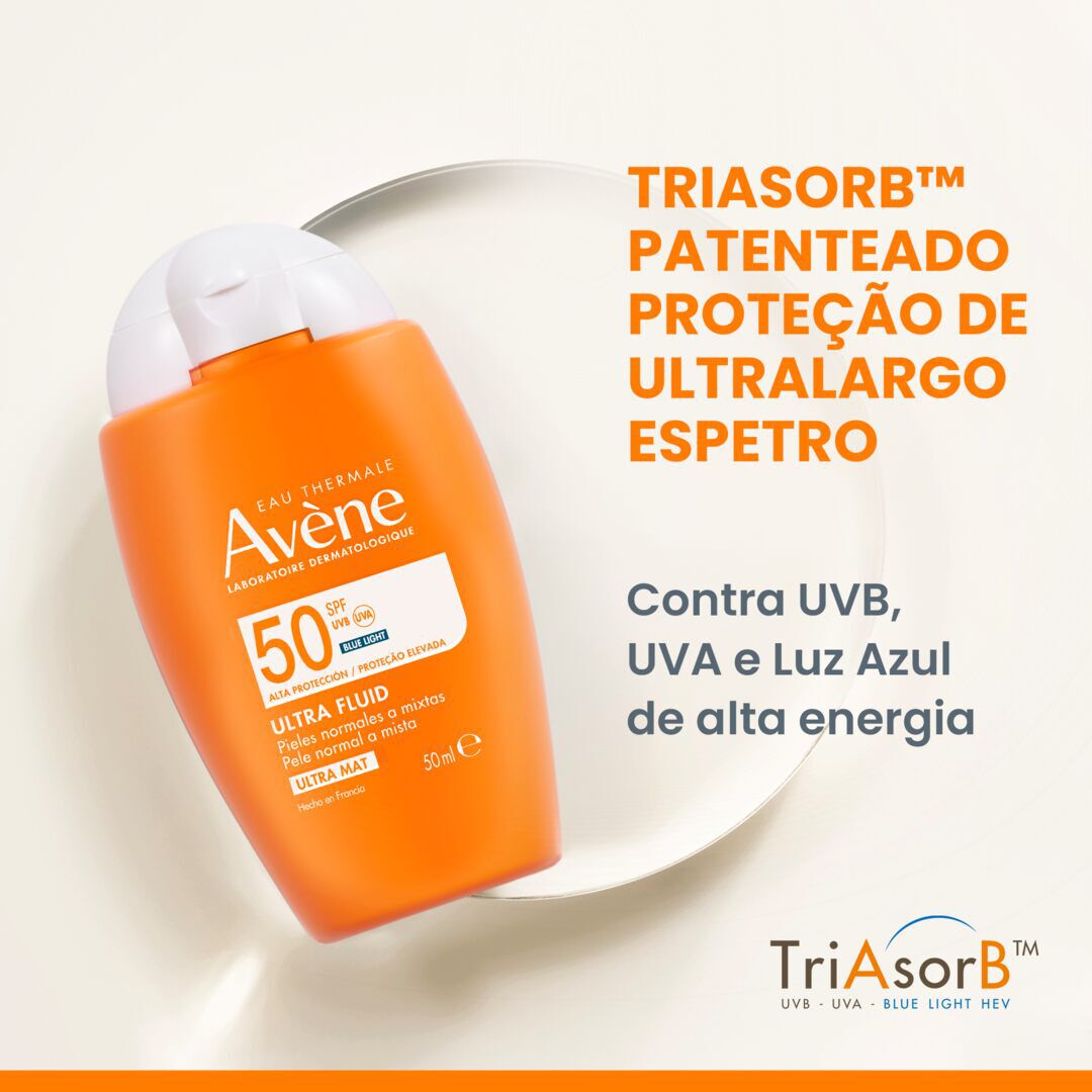 AVENE  Protetor Solar Ultra Fluid Ultra Mat SPF50 50 ml - 50ml