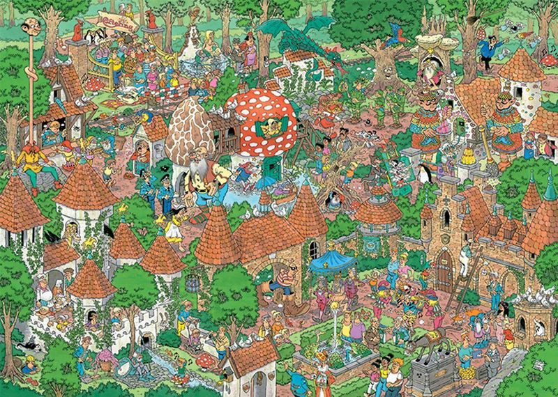 Jan Van Haasteren - Sprookjesbos - Legpuzzel - 1000 Stukjes