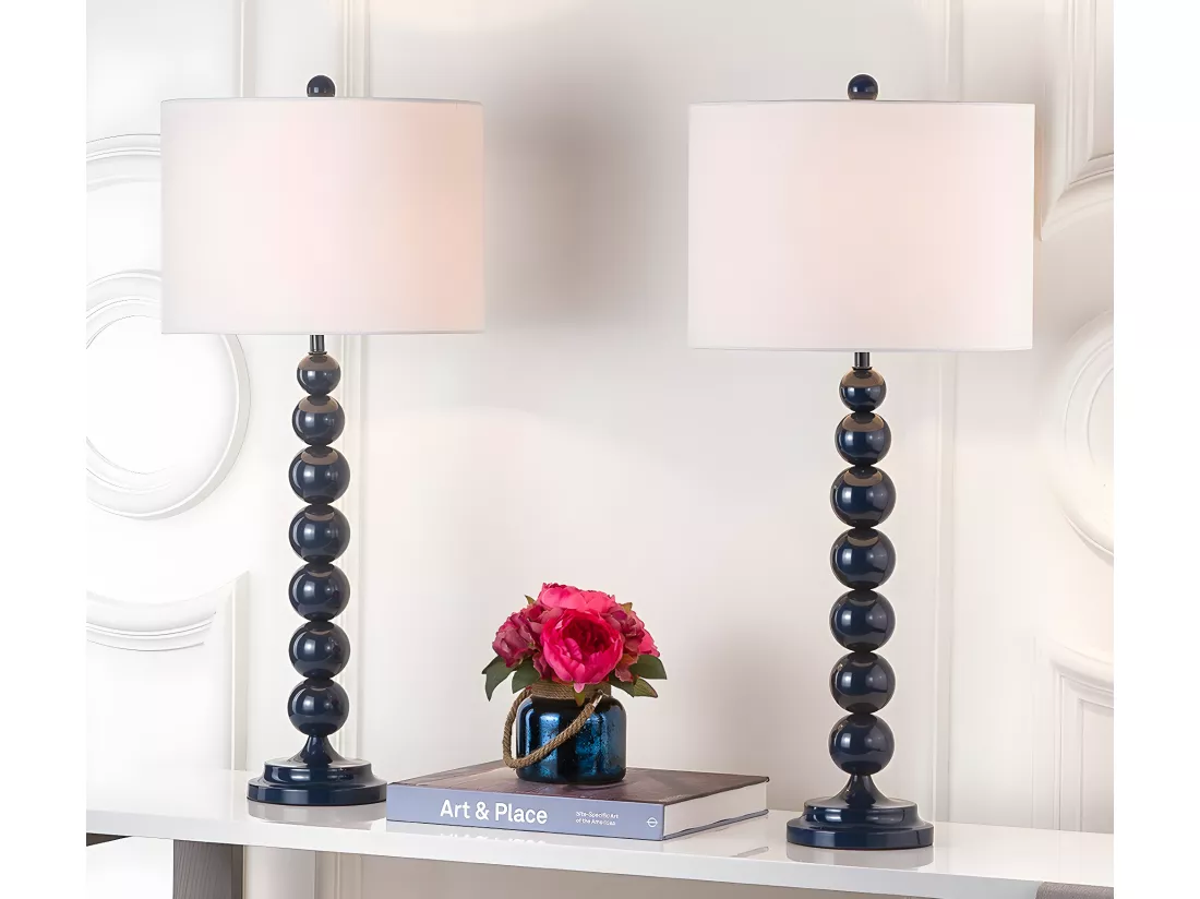 Lampe de table Bleu marine 36 X 36 X 78.74 cm - Alease