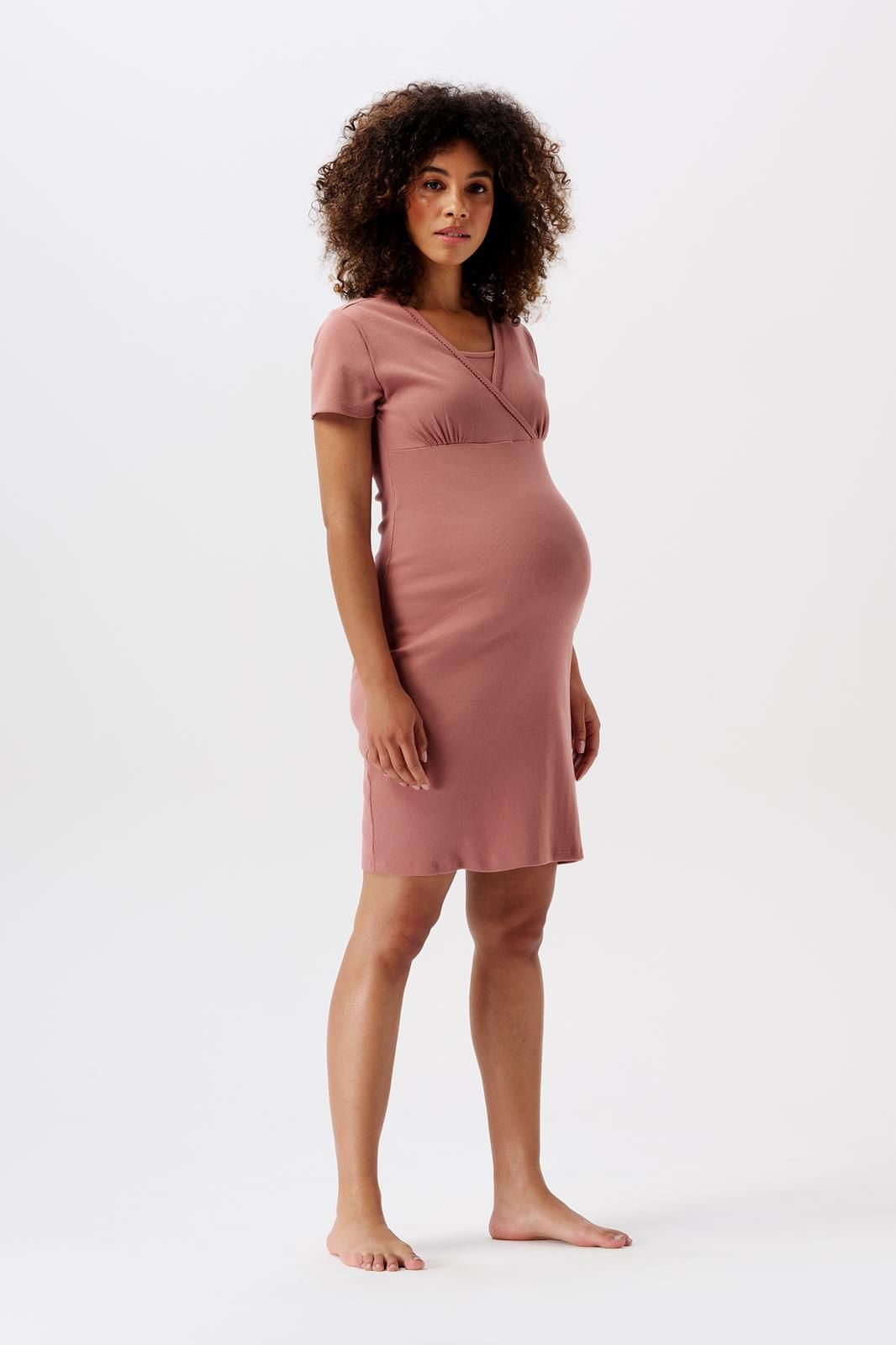 Noppies Maternity Nachtjapon met voedingsfunctie Tami - Burlwood
