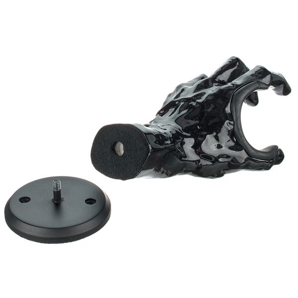 Guitar Grip Black Metallic Male Hand left