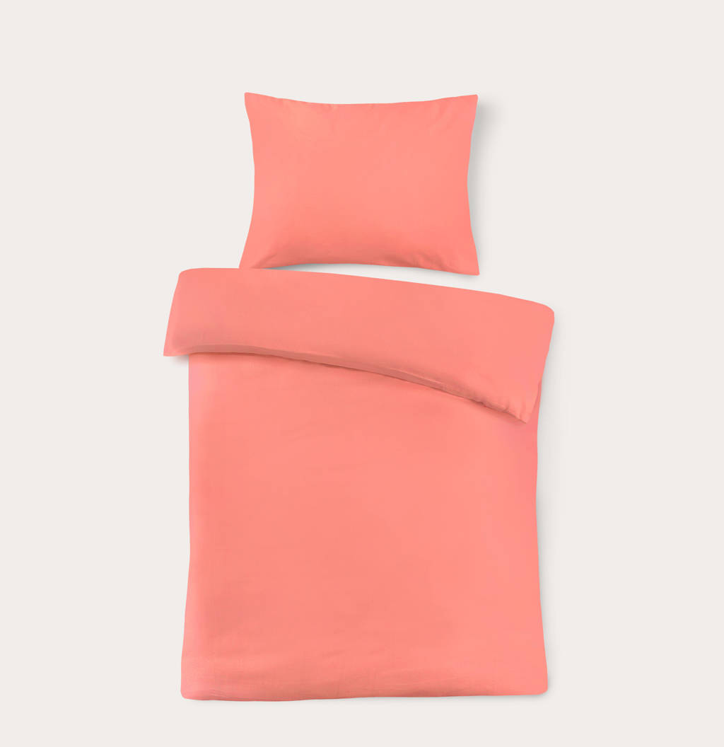 katoenen dekbedovertrek kinder roze (120x150 cm)