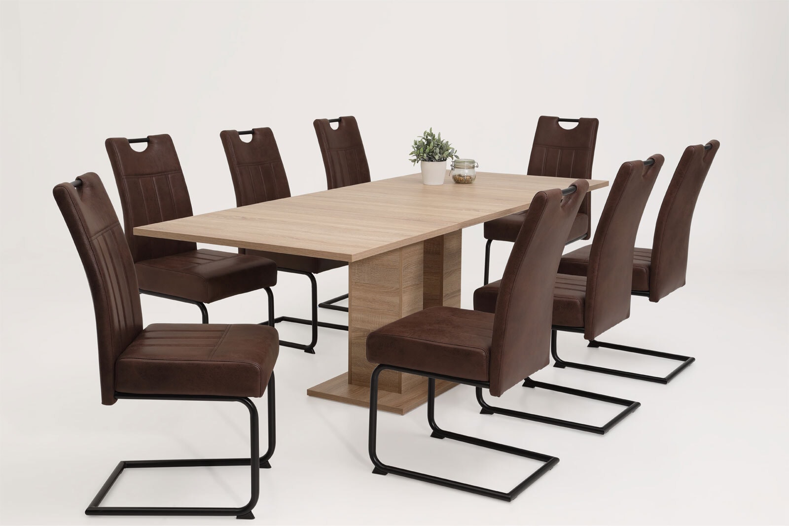 Esszimmerstuhl BETTY 2er Set braun