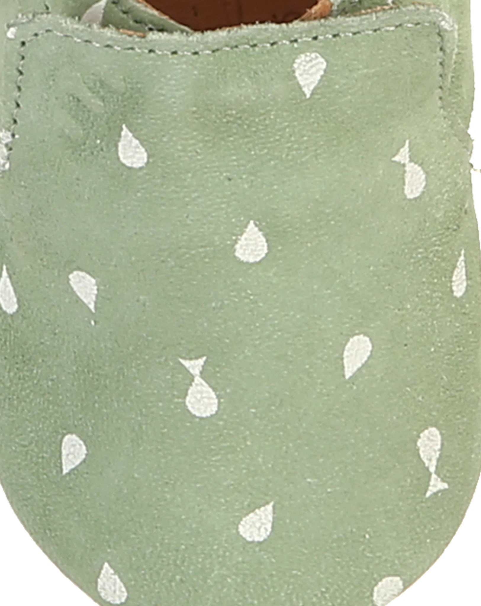 Krabbelschuhe BLUMOO GOUTTE in grüngrau