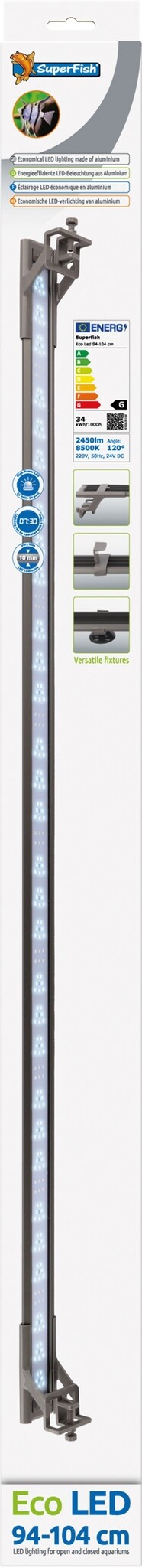 Eco LED aquariumverlichting 34W