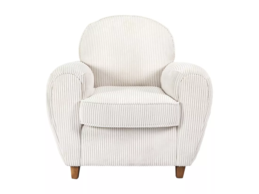 Fauteuil Club Cotele Scott Beige M1