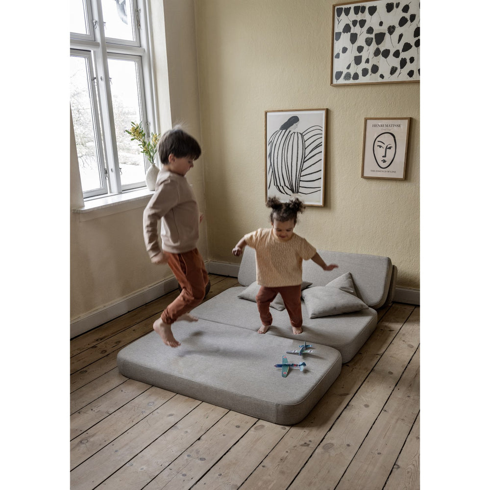 Køb by KlipKlap 3 Fold Sofa Sand With Sand KK 120 Cm