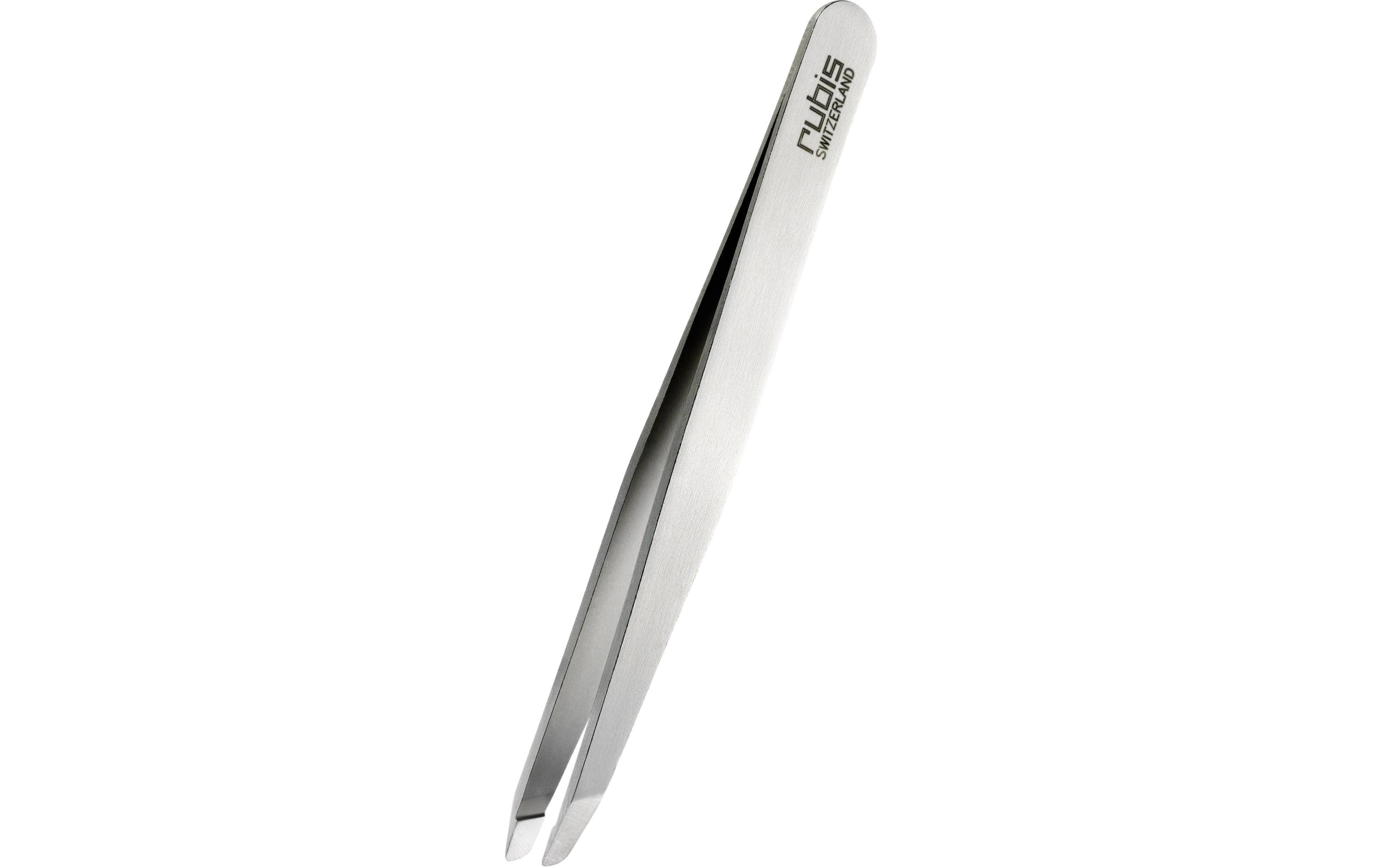 Pinzette schräg Inox, 1 StückPinzette schräg