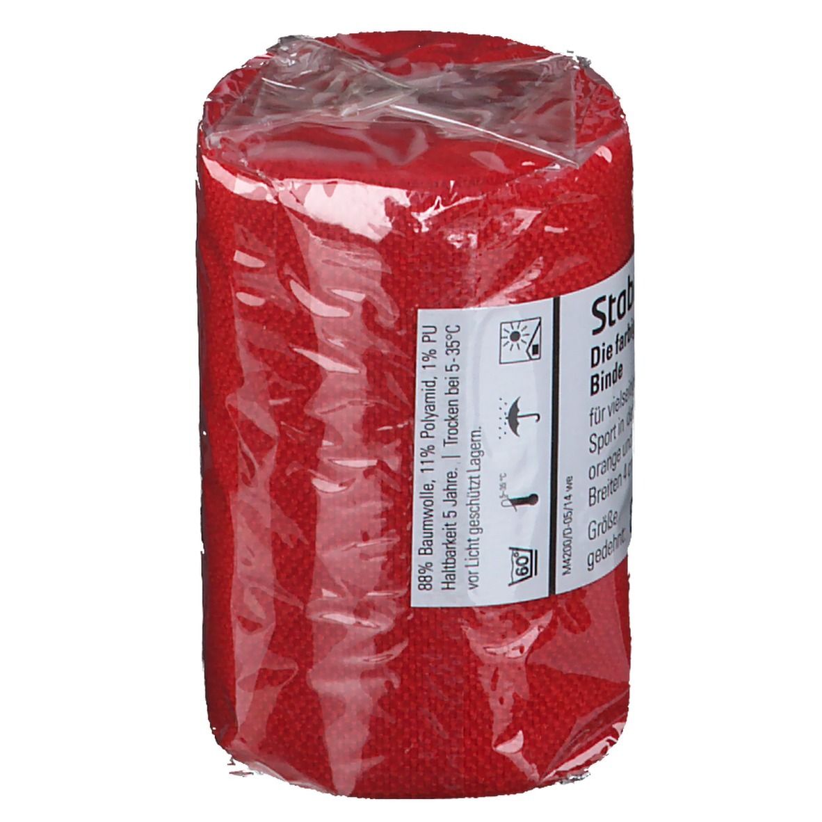 BORT StabiloColor® Binde 8 cm x 5 m rot