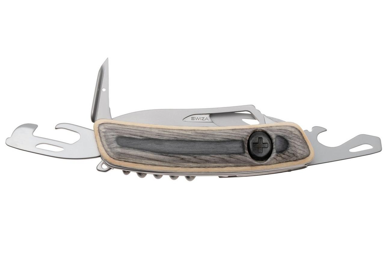 Swiza SH05 R AM, KSH.0056.6520, Laminate White, Zwitsers zakmes, 7 tools