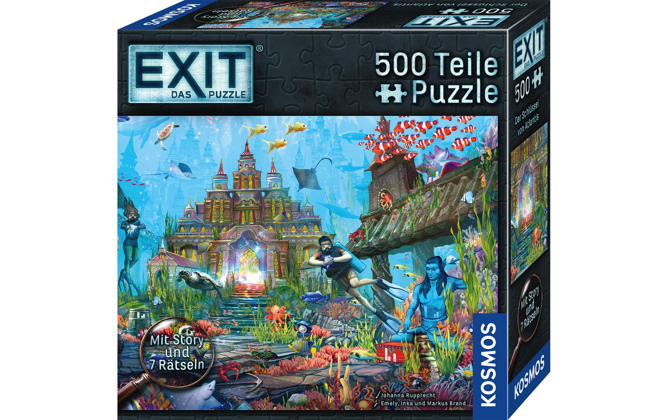EXIT – Das Puzzle: Der Schlüssel von Atlantis -DE-Puzzle mit Story und Rätseln