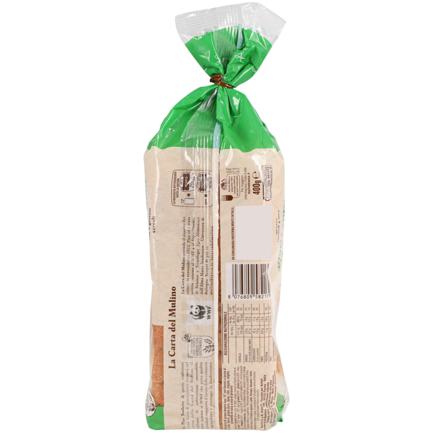 Mulino Bianco 5-Kornbrot mit Soja