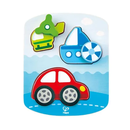 Hape Dynamisches Fahrzeugpuzzle