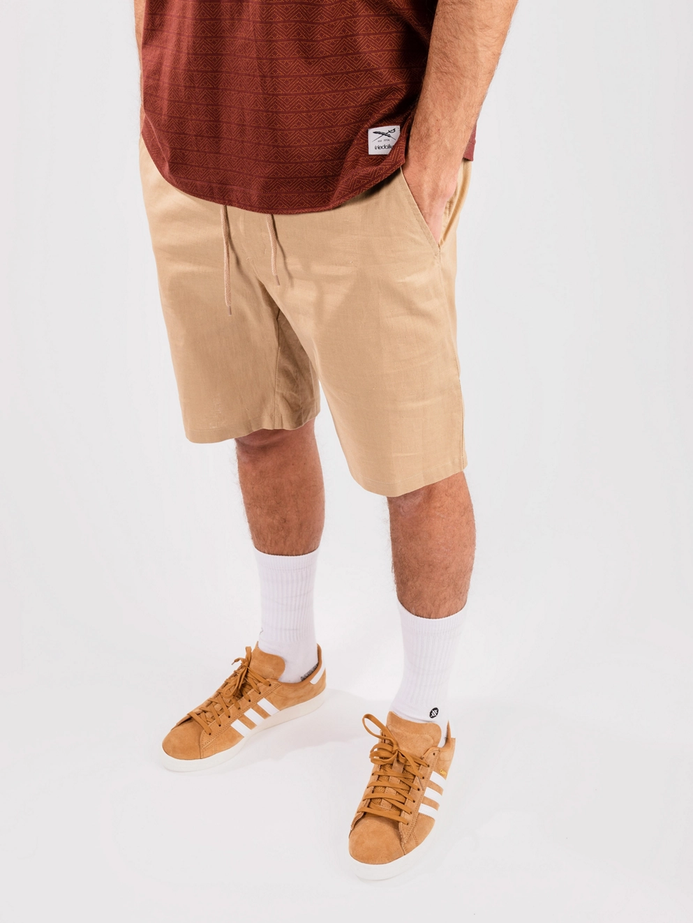 Iriedaily Jeremy Hemp Shorts khaki