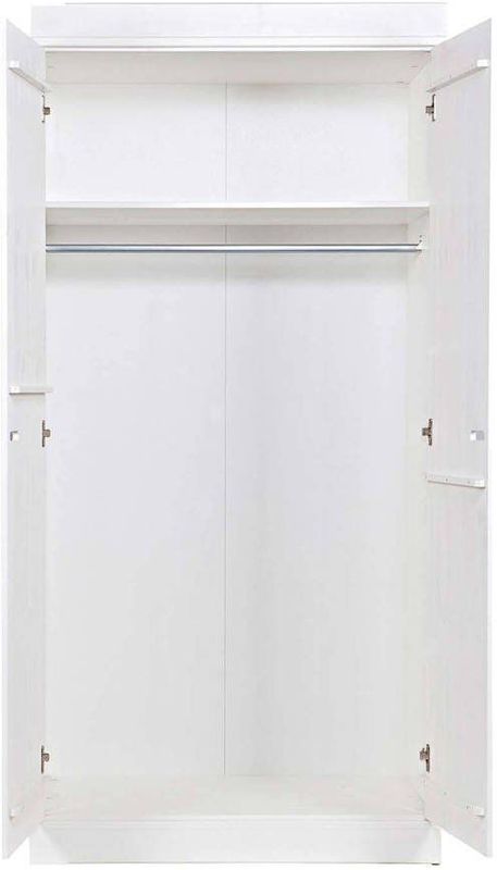 Connect - 2 Drs - Strokendeur Wit - Massief Grenenhout - Praktisch Interieur
