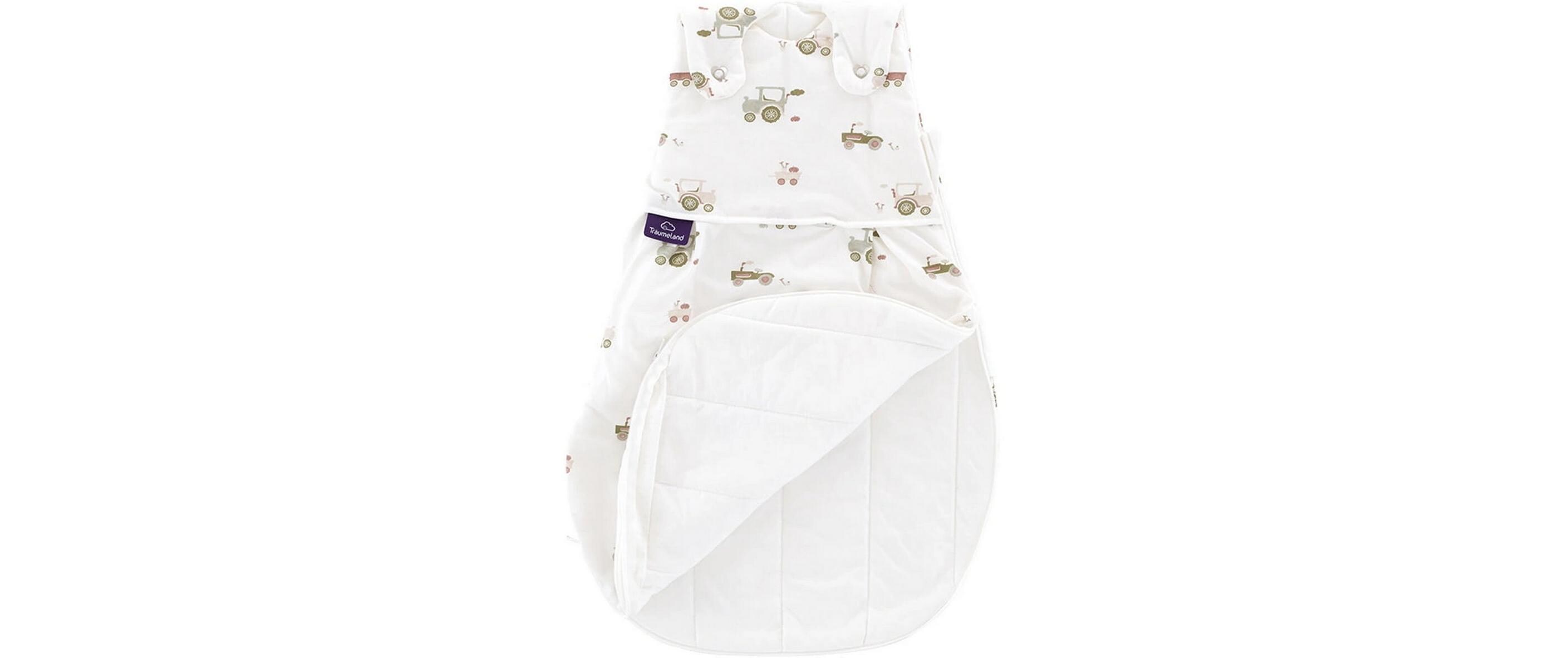 Baby-Sommerschlafsack Lieb Little Farm Grün Gr. 50/56Hochwertiger Babyschlafsack