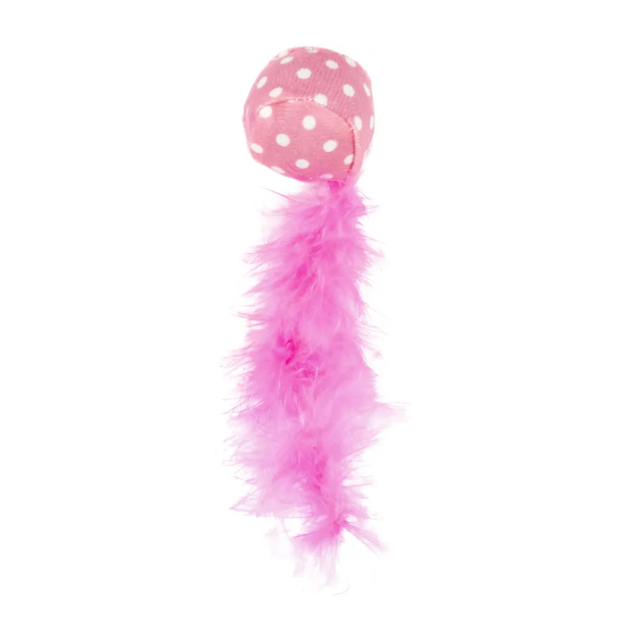 Bola de gato com estampa de flamingo