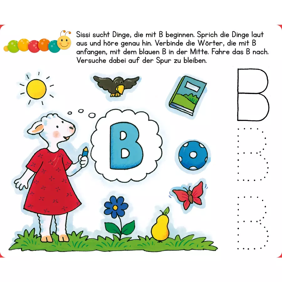 arsEdition Lernraupe – Meine große Übungsbox Großbuchstaben