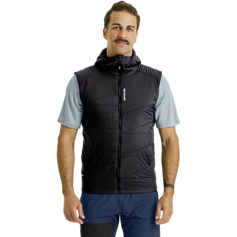 ORTOVOX Swisswool Piz Duan Weste Herren black raven