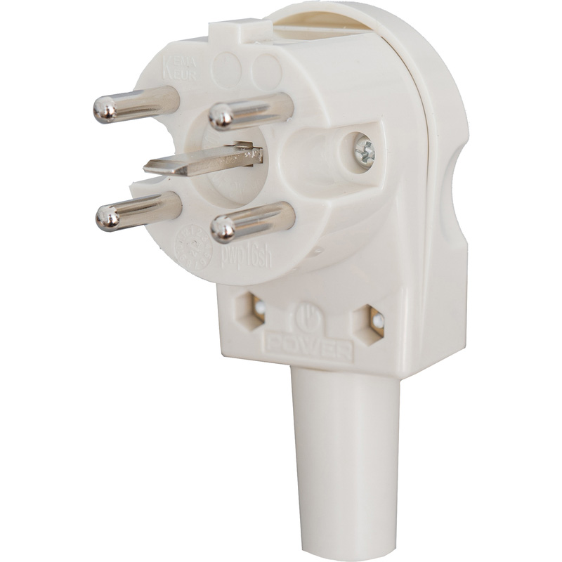 Power Plex stekker haaks 16A