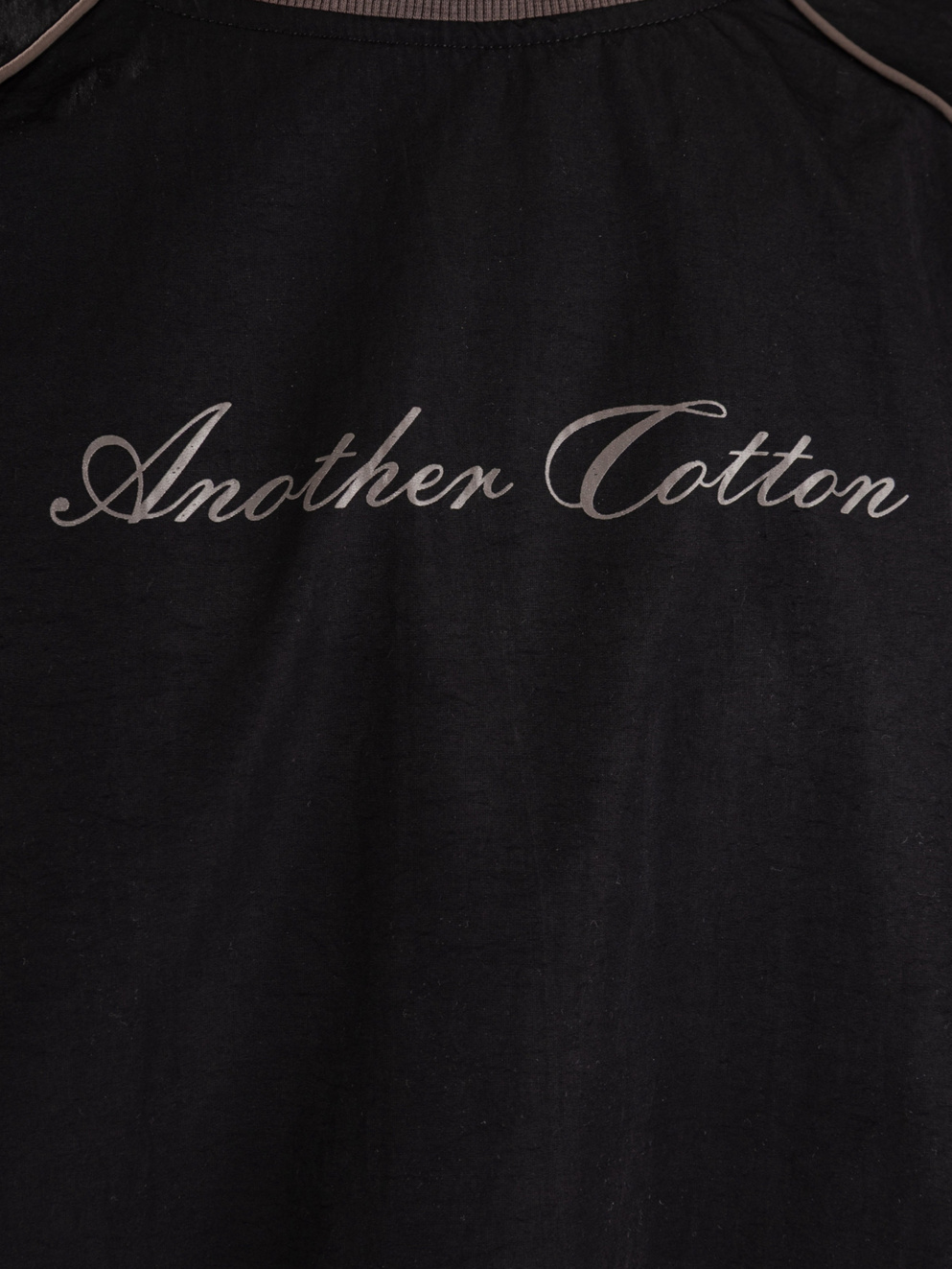 Another Cotton Lab Another Oversize Raglan Windbreaker Jacket black