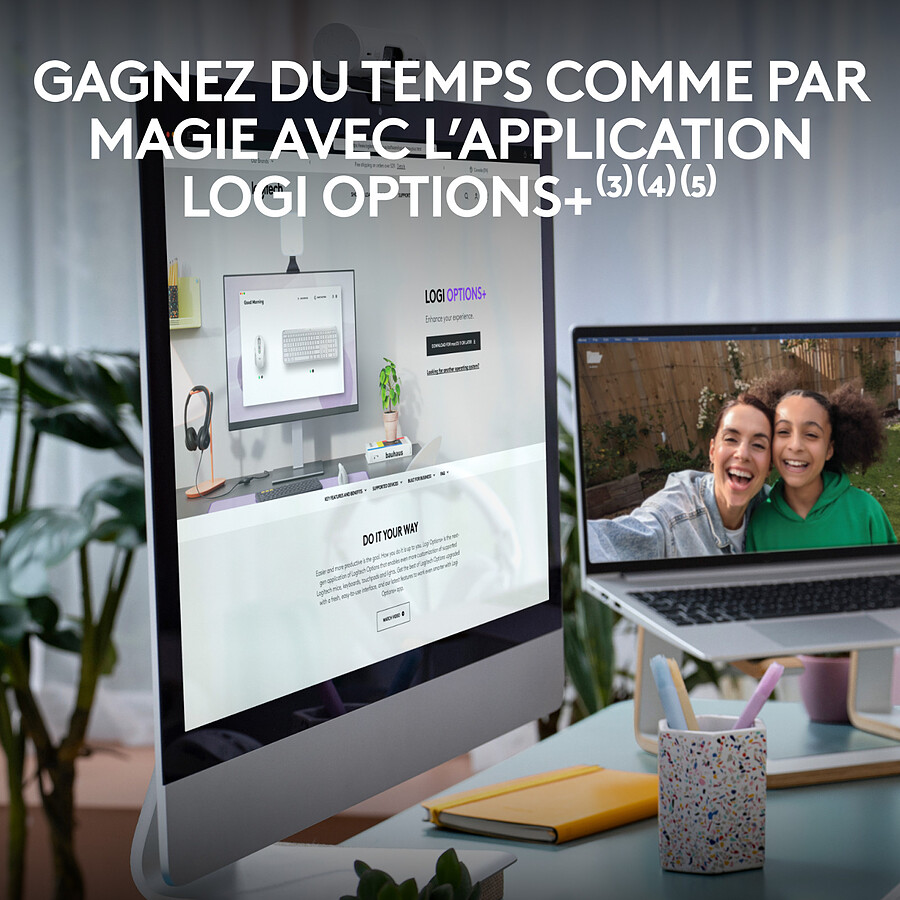 Logitech Signature Slim K950 - Blanc cassé