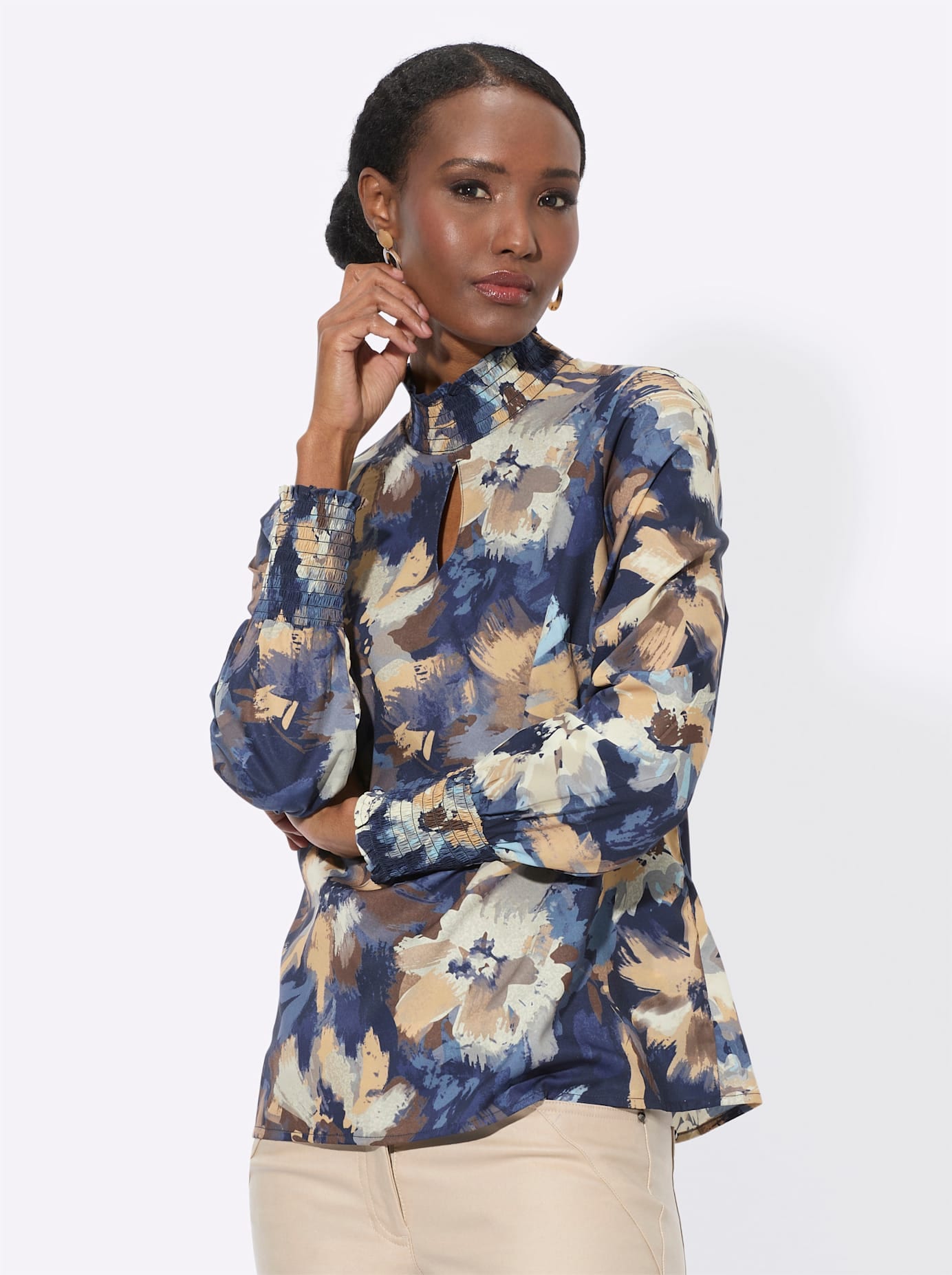 creation L Druckbluse