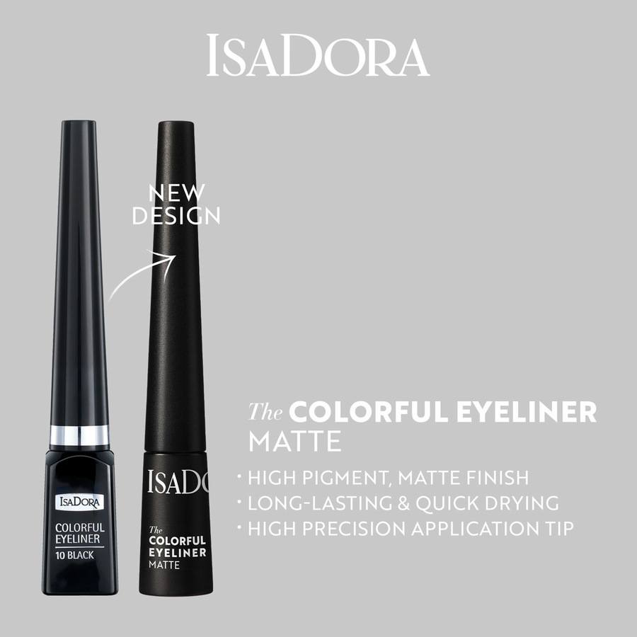 IsaDora Colorful Eyeliner 12 Dark Brown 2,5ml