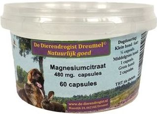 480mg 60 st Dierendrogist magnesium citraat capsules