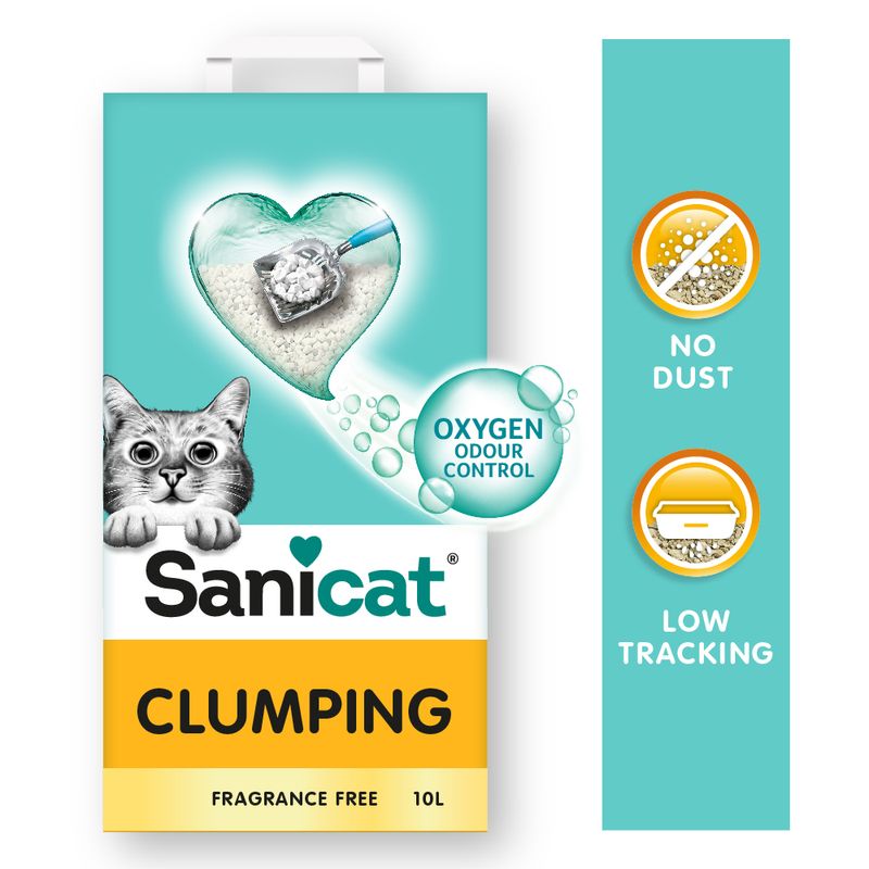 Litière agglomérante Sanicat sans parfum