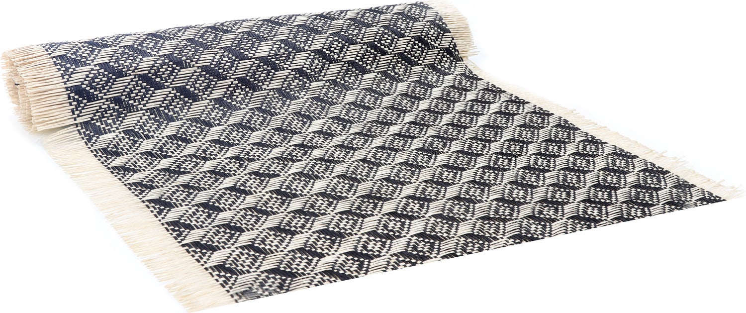 Vivant tafelloper Bakan ribbon zwart 200 x 30 cm