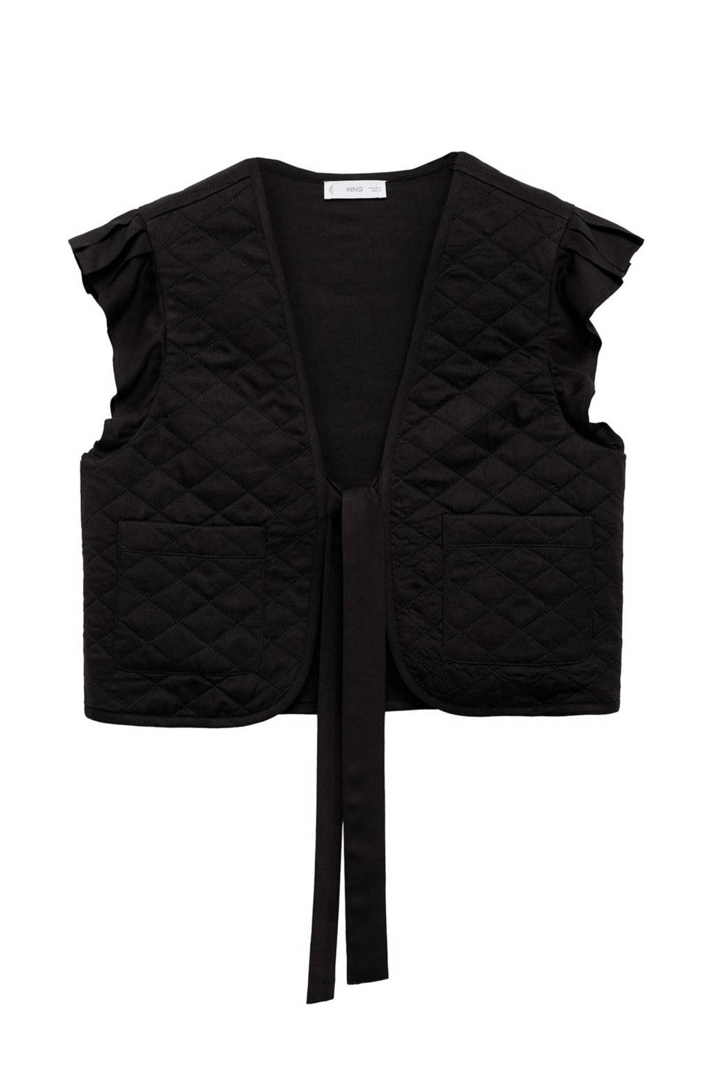 MANGO TEEN gilet zwart