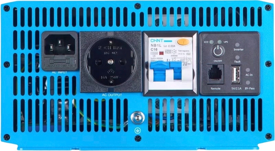 Ective TSI 15 Pro Sinus Wechselrichter mit Netzvorrangschaltung 12V 1500W