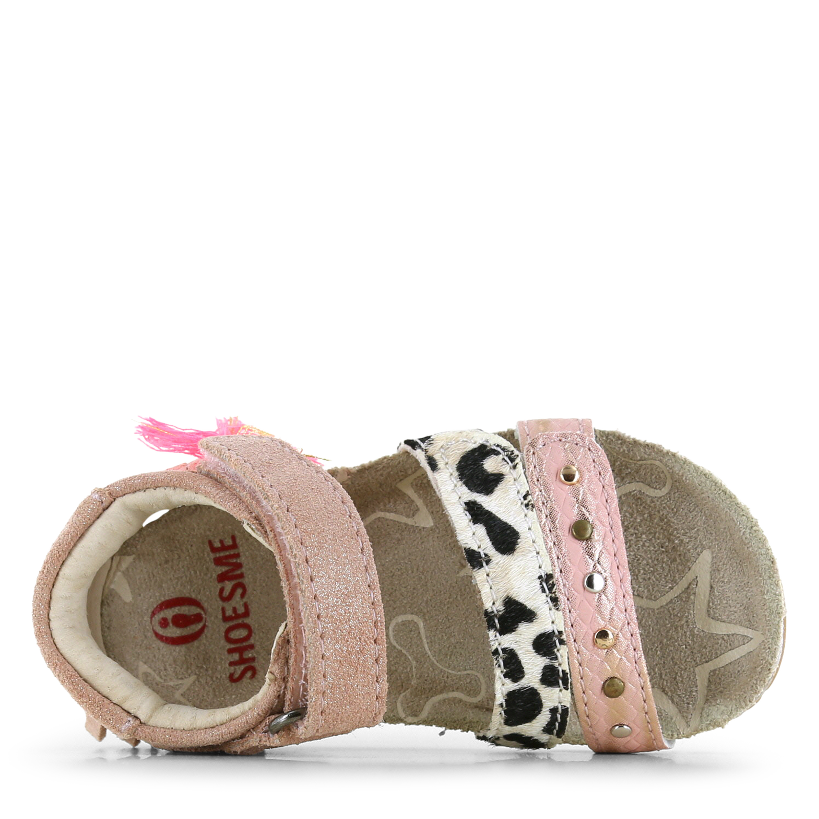 Shoesme roze sandaal Ponyhair, Suède | Meisjes schoenen
