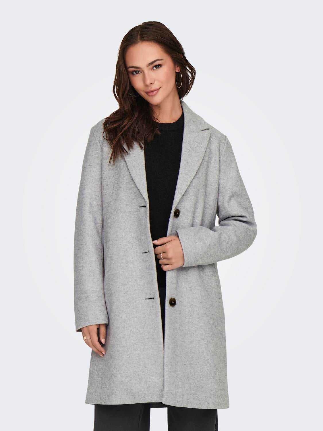 JDYECHO Mantel Light Grey Melange