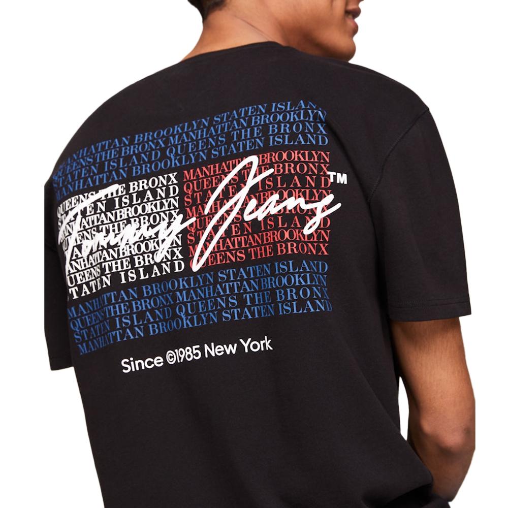 Tommy Hilfiger T-shirt Noir Homme Tommy Hilfiger Vintage