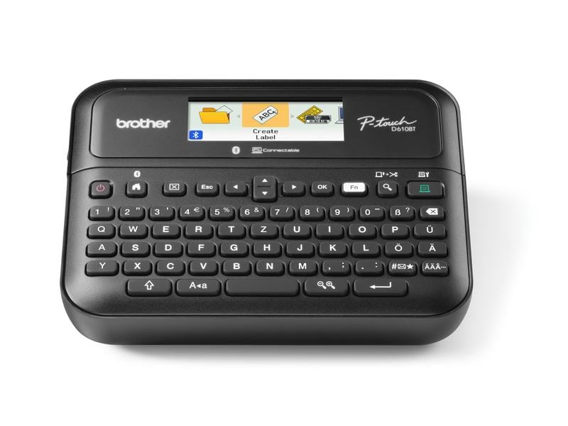 Brother Beschriftungsgerät P-touch PT-D610BTVP inkl. Koffer Etikettendrucker mit hochauflösendem Farbdisplay