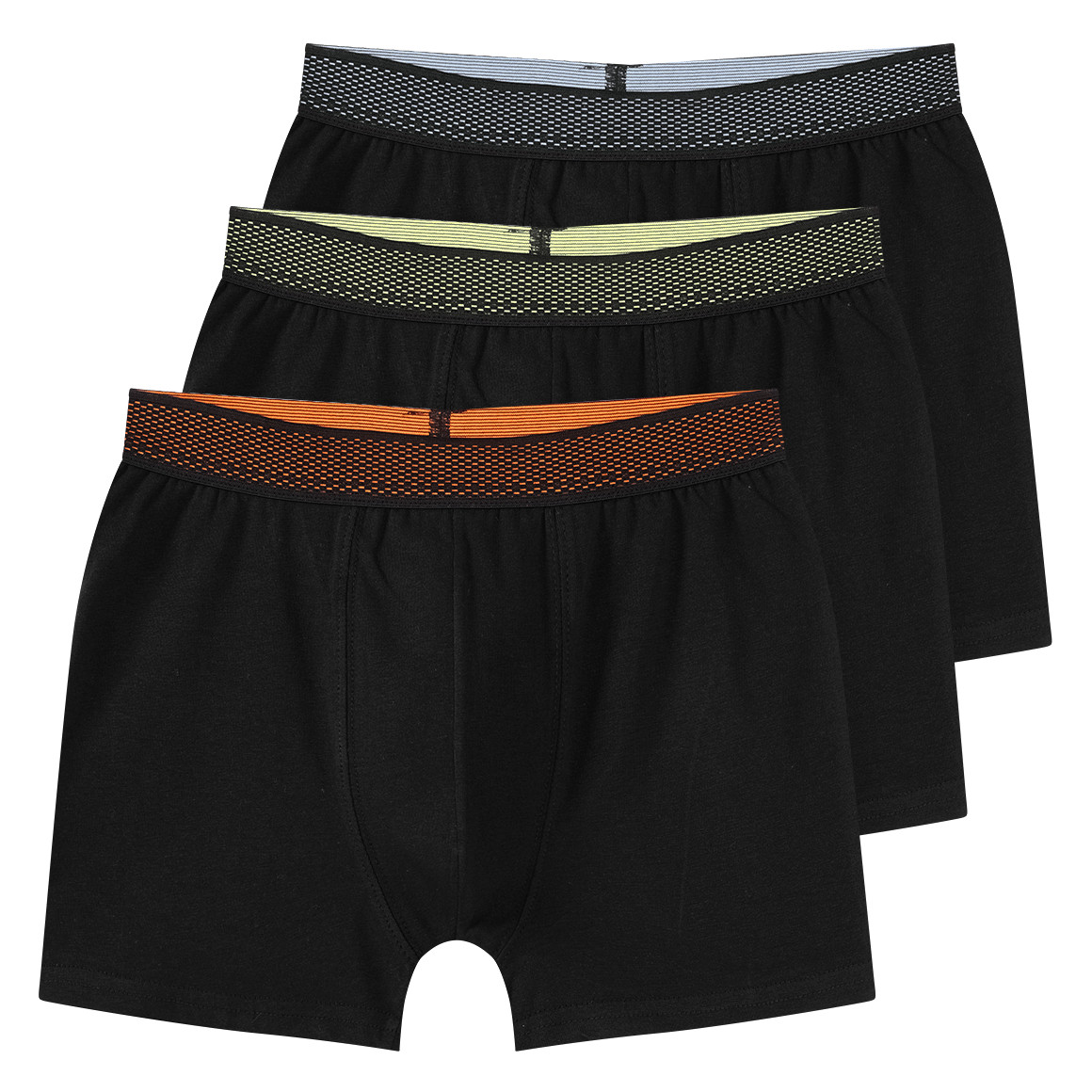 Yigga Jungen Boxer mit Webbund schwarz