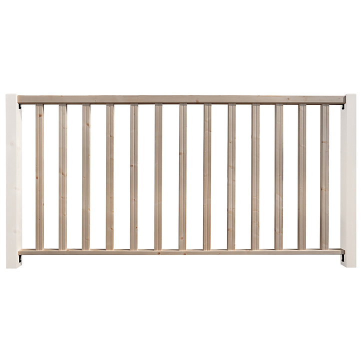 Pack balustrade Vallarta en bois brut sapin