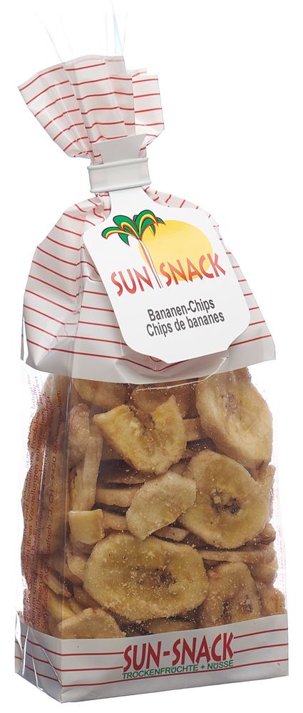 SUN SNACK Bananen-Chips<br>120 g, Beutel