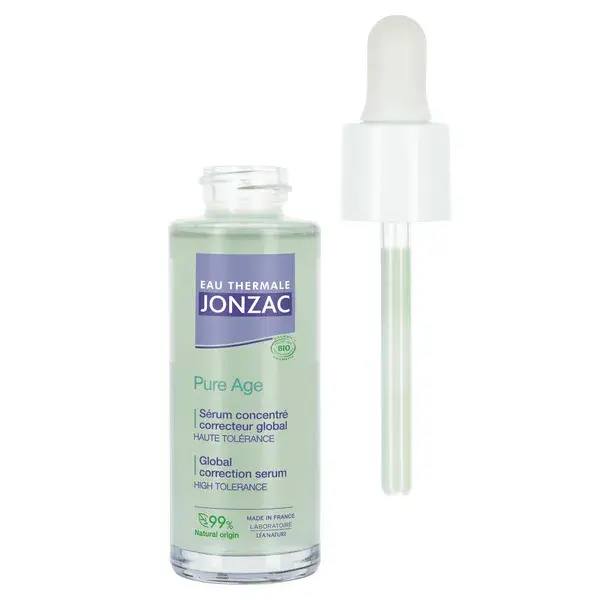 Sérum Concentrado Orgânico Pure Age com Água Termal Jonzac 30ml