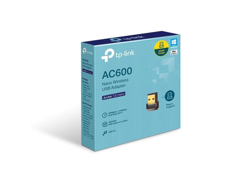 TP-Link WLAN-AC USB-Stick Archer T2U Nano USB 2.0 AC600-WLAN-Nano-USB-Adapter