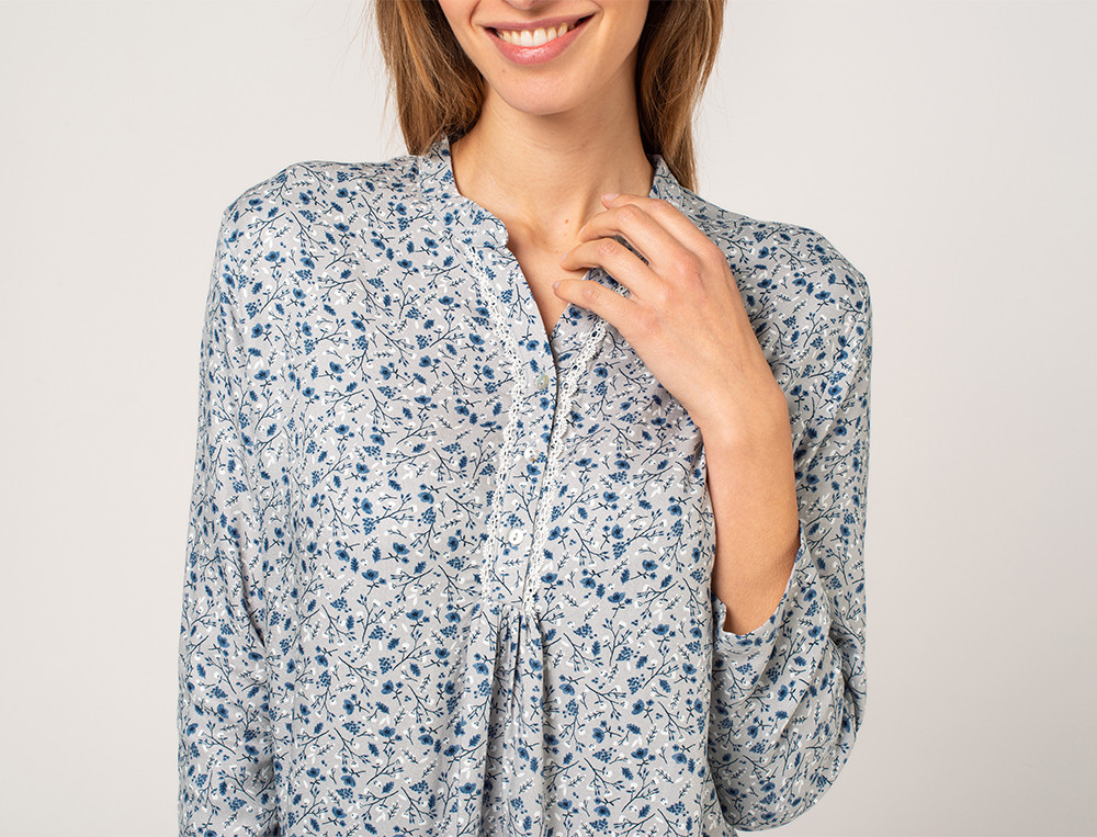 Chemise de nuit-Souffle d'encre