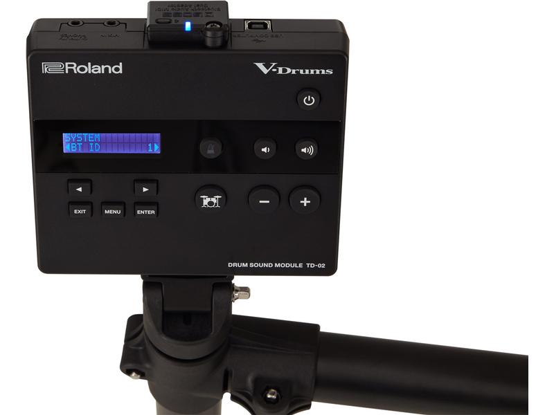 Roland E-Drum TD-02KV Kompaktes V-Drums-Kit für Einsteiger
