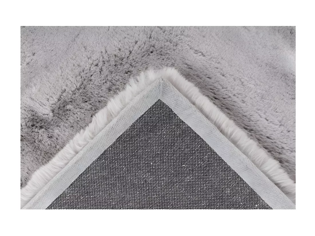 Tapis 170x120cm, design E009Y coloris argent - Confort et élégance pour votre intérieur
