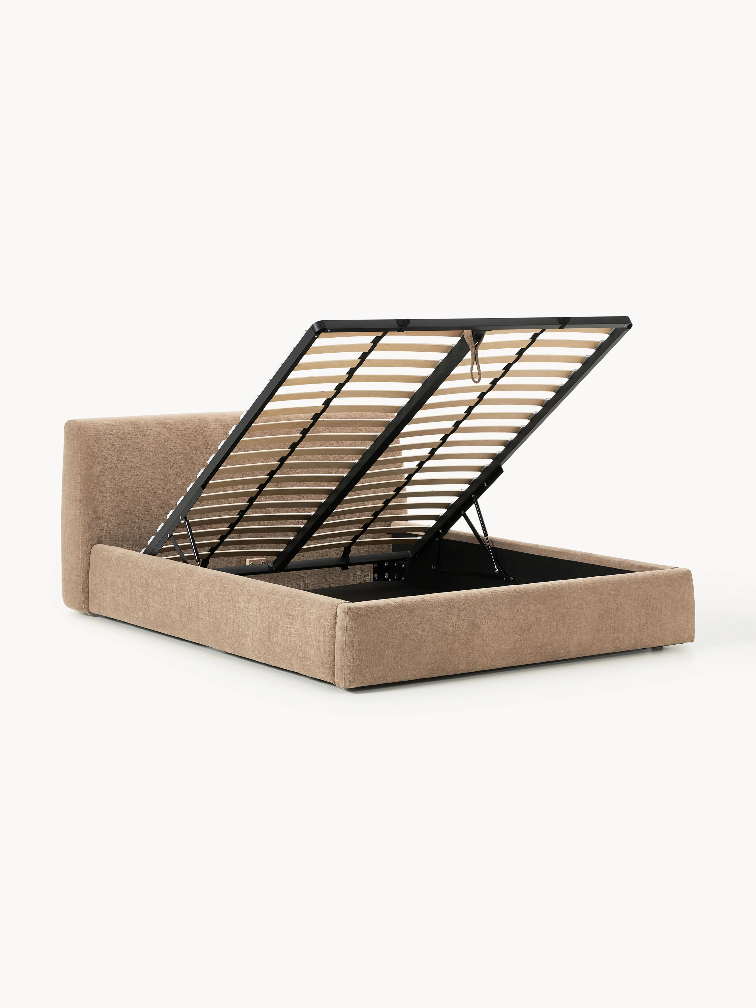 Gestoffeerd bed Cloud met opbergruimte