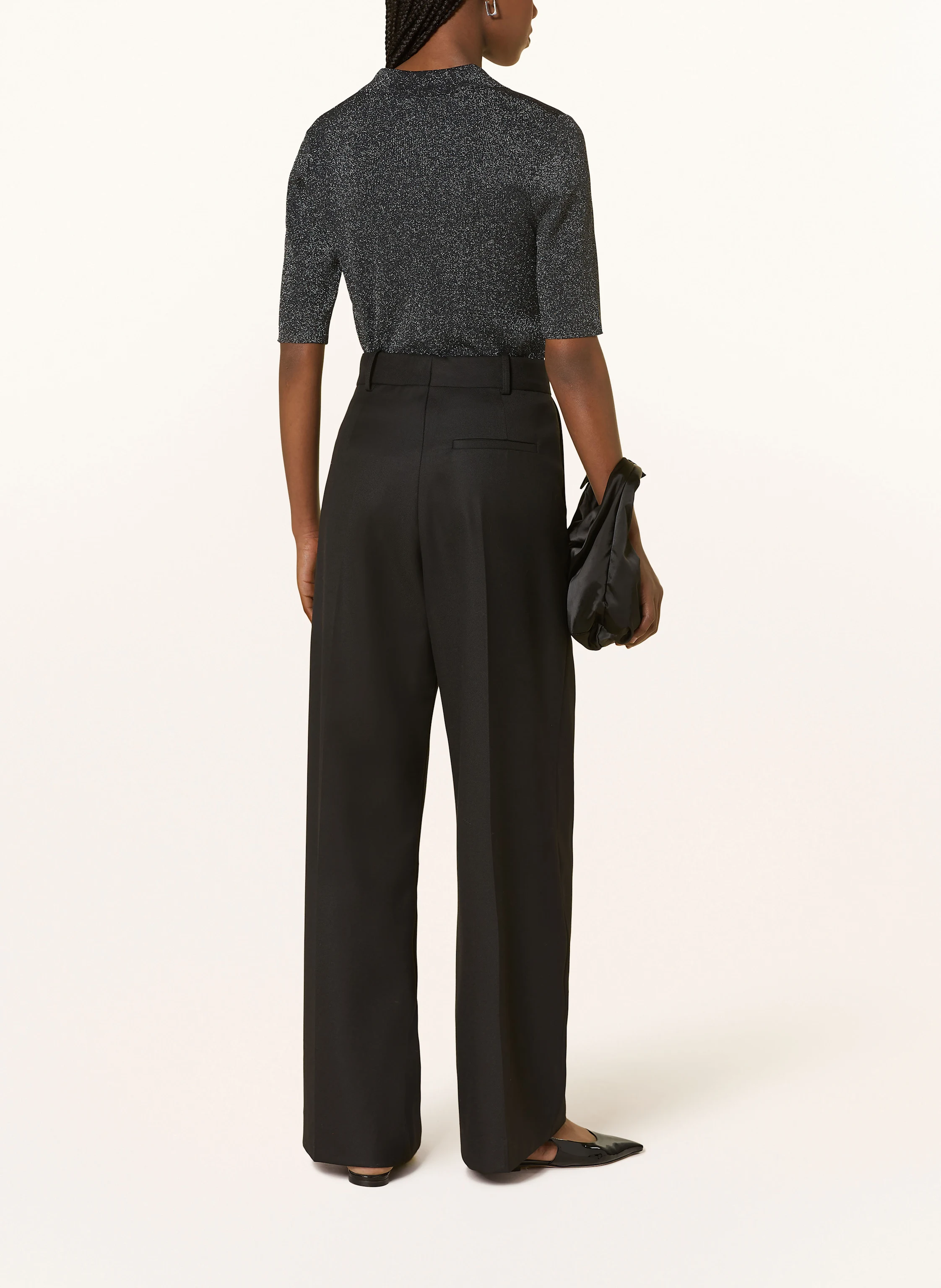 (THE MERCER) N.Y. Strickjacke mit Glitzergarn