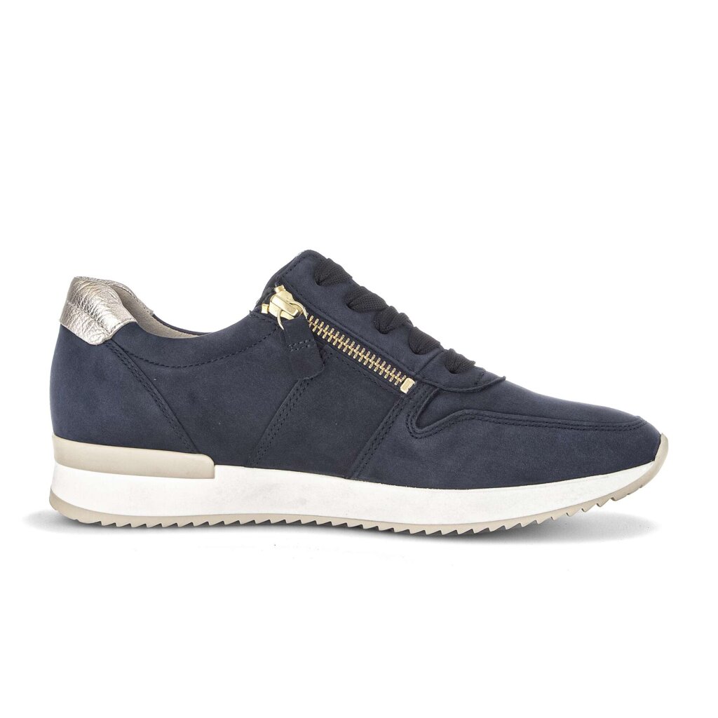 Lage sneaker blauw
