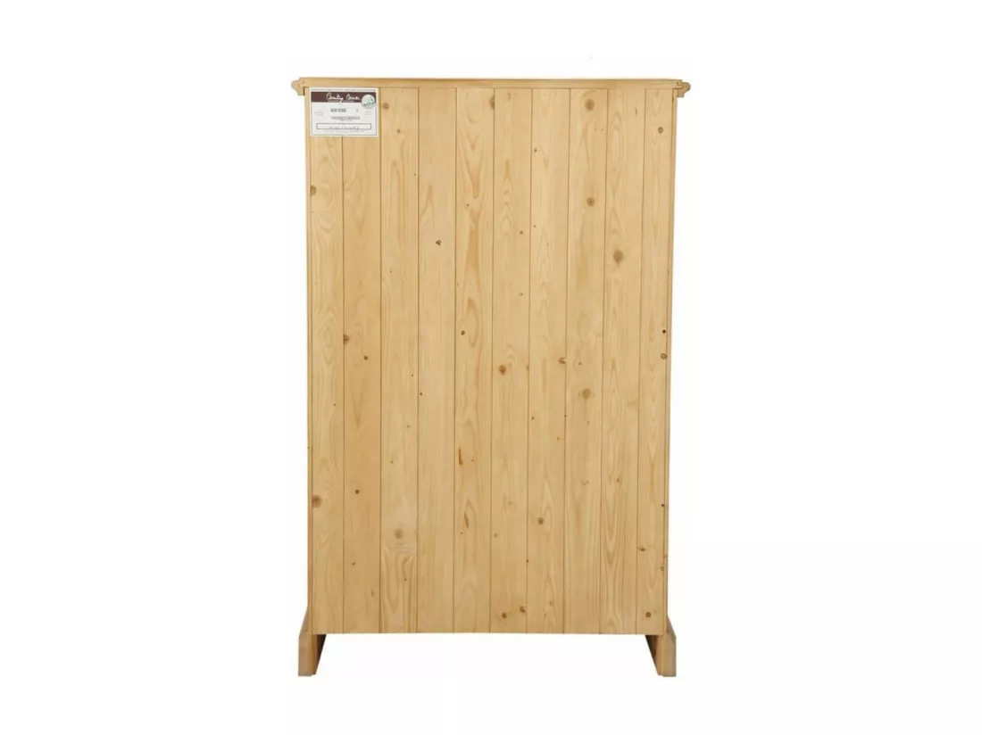 Meuble à classeur 6 portes Bois Marron - Natural Interior's