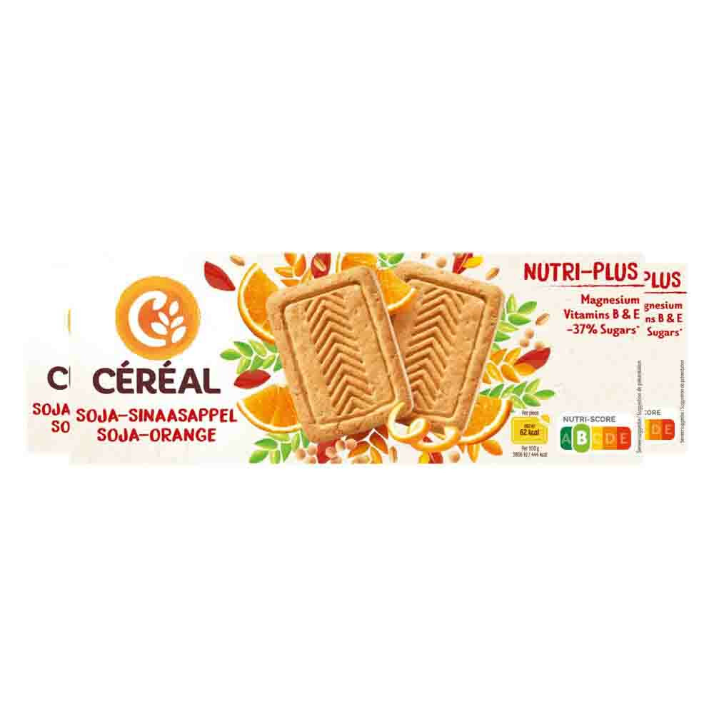 3x Céréal Koekjes Soja-Sinaasappel280 gr